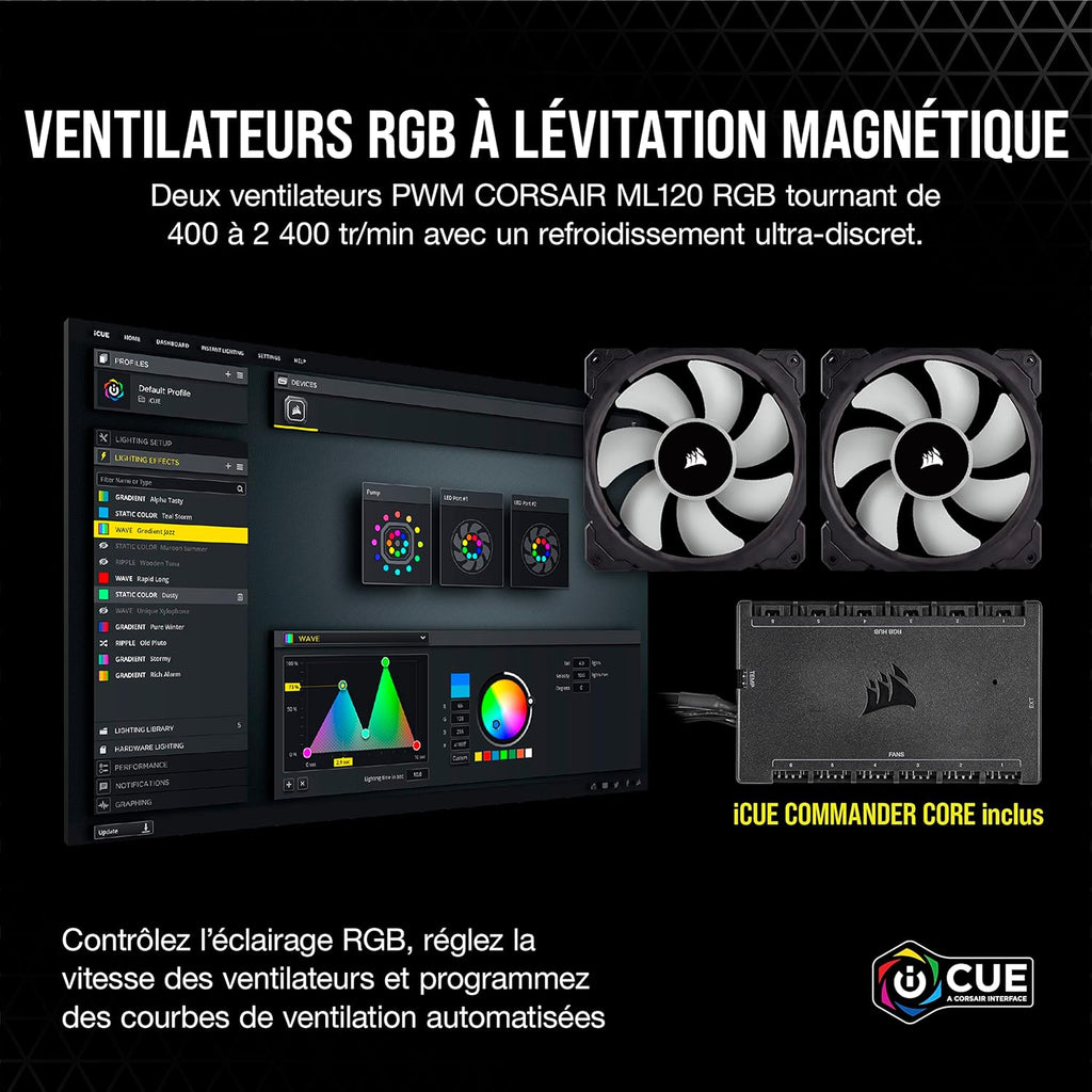 Corsair Icue H100I Elite Capellix Liquid CPU Cooler