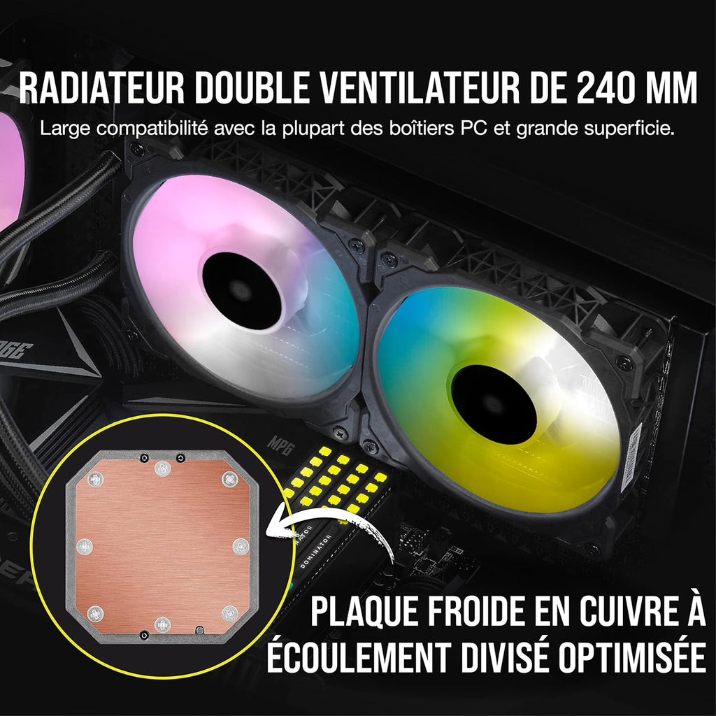 Corsair Icue H100I Elite Capellix Liquid CPU Cooler