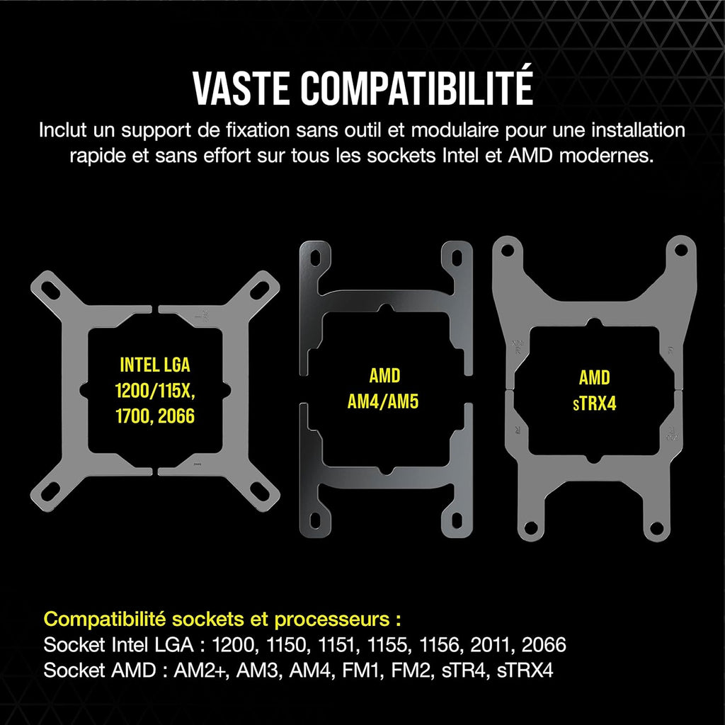 Corsair Icue H100I Elite Capellix Liquid CPU Cooler